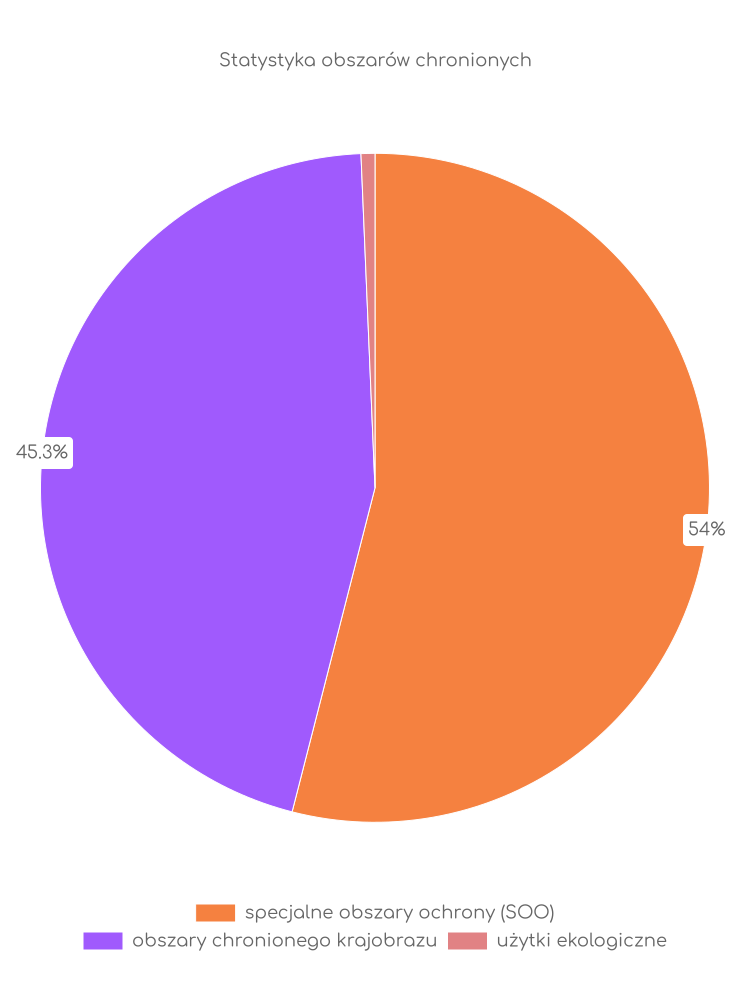 Statystyka obszarów chronionych Kożuchowa